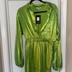 Light Green Shirt Dress